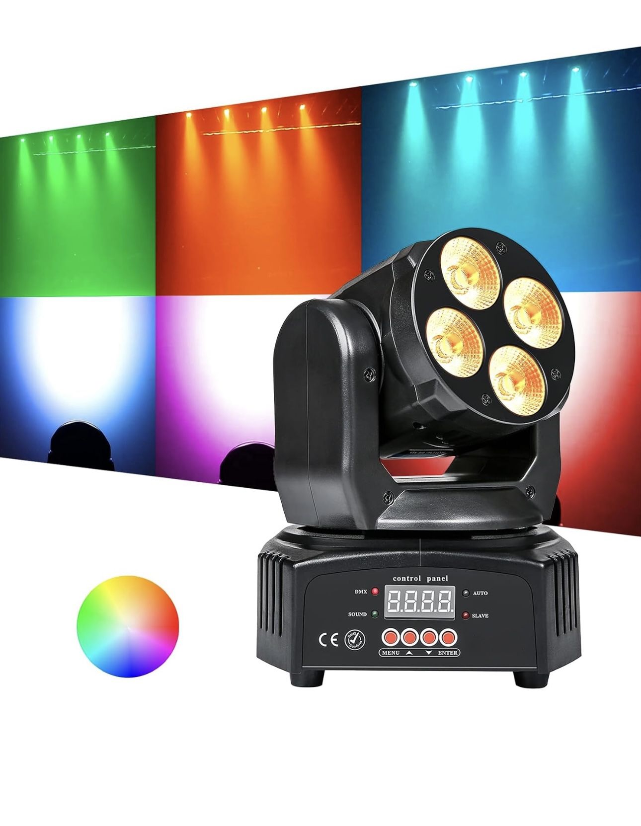 50W RGB+UV 6 In 1 Party Light
