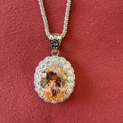 Sunset Sparkle Necklace 