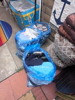 3 bags of clothes