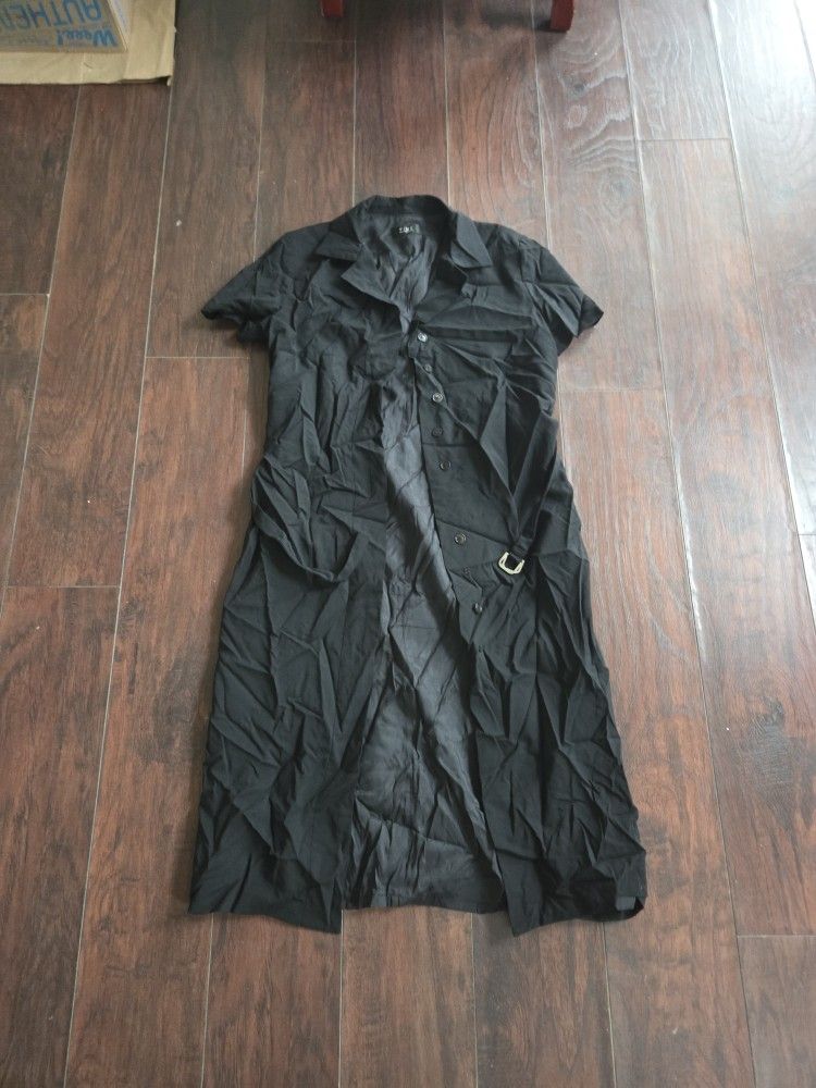 black long suit dress