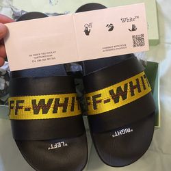 OFF WHITE SANDALS SIZE 12/ 45 NEW IN BOX