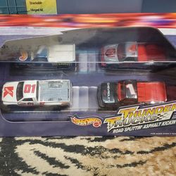 Vintage Hot Wheels Kmart Exclusive Thunder Trucks 4 Car Boxed Set