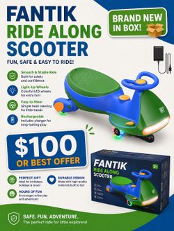 Ride along scooter