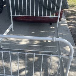 Full Size Metal Farmhouse Bed Frame 