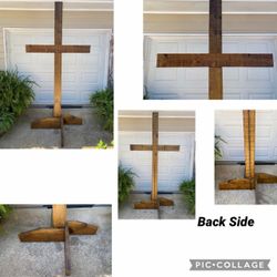 ($200 Each) (2) Heavy Duty 8ft Wooden Crosses