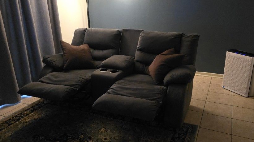 Loveseat Recliner With Cupholders