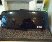 87-93 smoked headlight covers for a mustang brand new in box