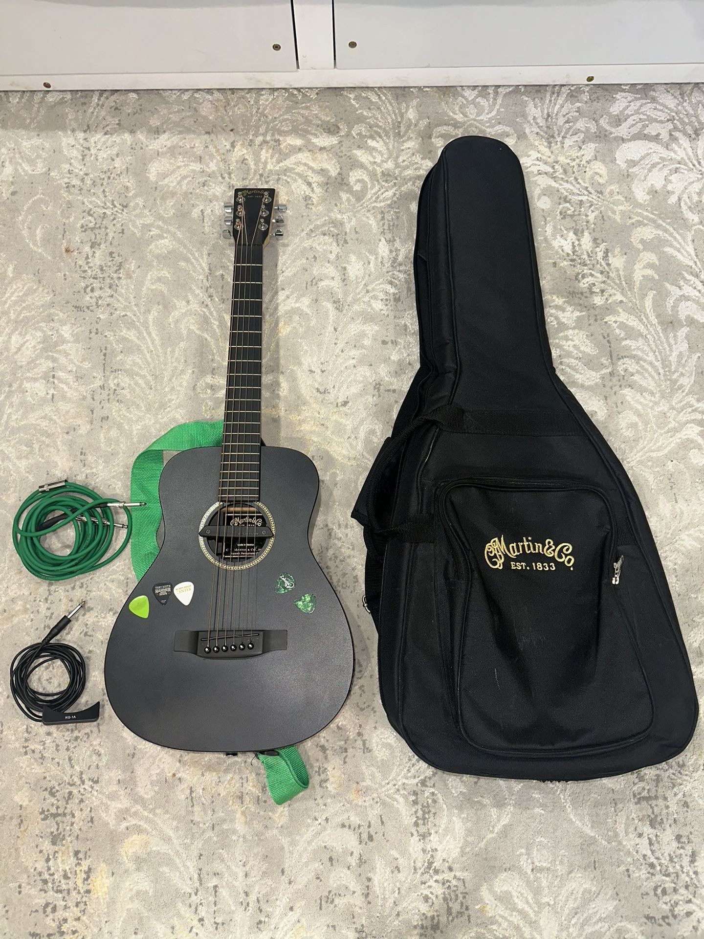 Martin LX BLACK Acoustic Black Guitar