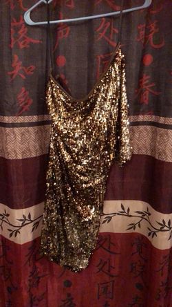 Brown/Gold night gown