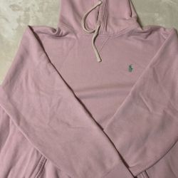 Light Pink Polo Hoodie Size XL