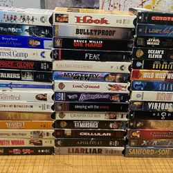 45 VHS Tapes Lot
