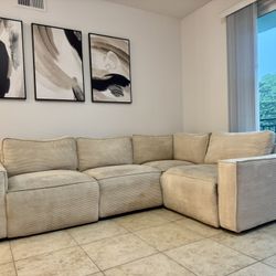 Corduroy Power Reclining Sectional – El Dorado Furniture