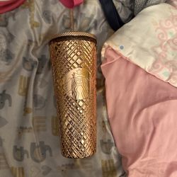 Gold Starbucks Cup 