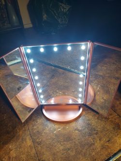 PINK 21 LED LIGHT VANITY MIRROR