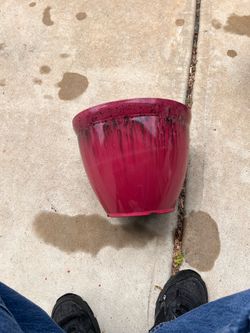 Red planter