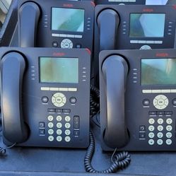 Lot of (5) Avaya online 9608 IP Telephone