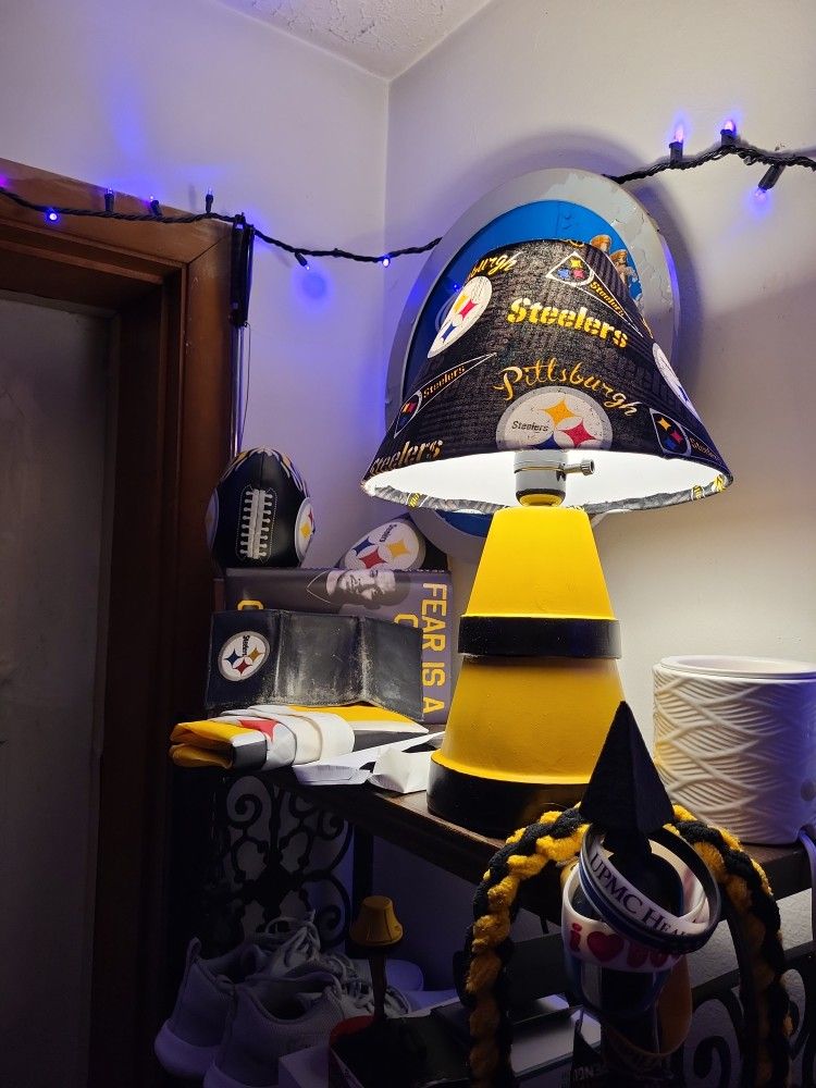 Steelers Lamp, James Conner Book,football,cup
