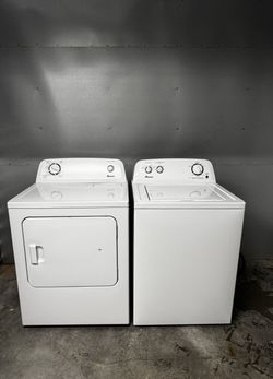 1 year old Amana Washer and Dryer set