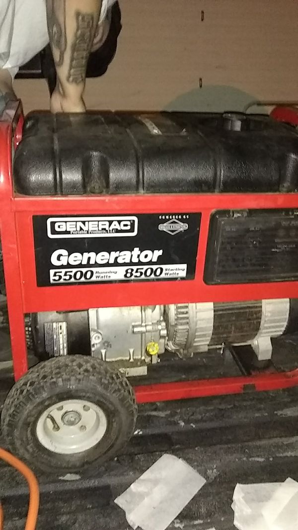 Generac 5500 continuous and 8500 startup generator for Sale in Federal