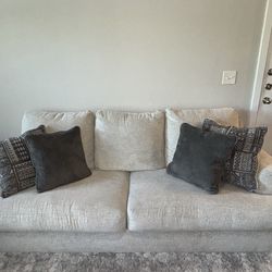 Beige Living Room Couch