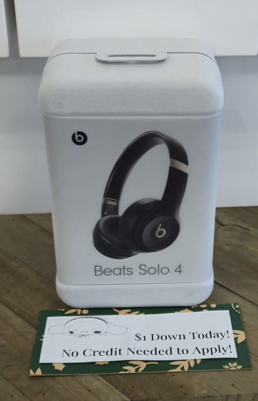 Beat By Dre Solo 4 Wireless Headphones New - Payments Available - Pay $1 Down To take It home