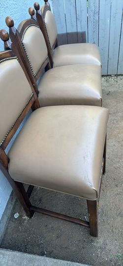3 High Chairs wooden