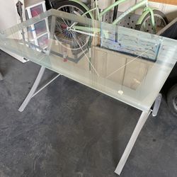Glass Desk 