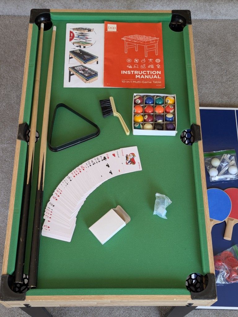 Multi-Game Table For Kids