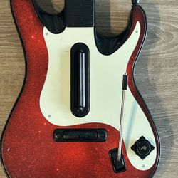 Guitar Hero 5 Band Hero Wireless Guitar PS2 PS3 Sunburnt 95893.805 No Dongle