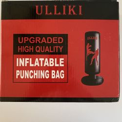 Ulliki Inflatable Punching Bag For Kids And Adults