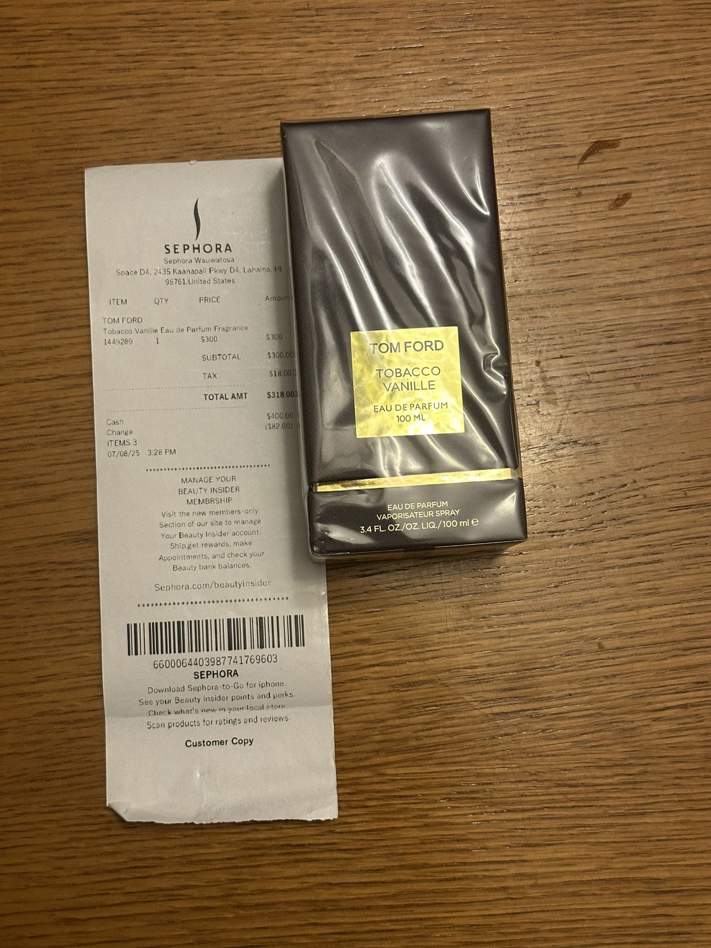 Tom Ford Tobacoo vanille