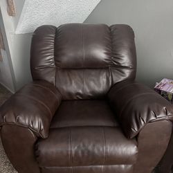 Brown Rocking Recliner