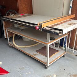 Free Custom Made Table Saw Used To Build Cabinets. 