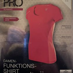 Crivit Pro TOPCOOL Women Sport Running Exercise Fitness Top Short Sleeve T-shirt