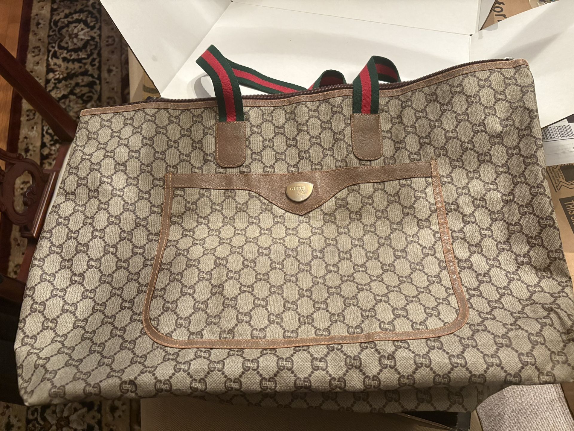 Authentic Gucci Plus Sherry Line Tote