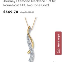 Jerney Diomond Pendant Necklace