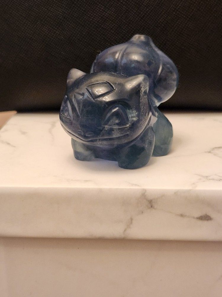 Pokemon BULBASAUR crystal (Green Fluorite)