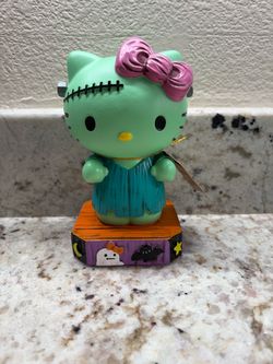 Hello Kitty Halloween Frankenstein Wooden Figure