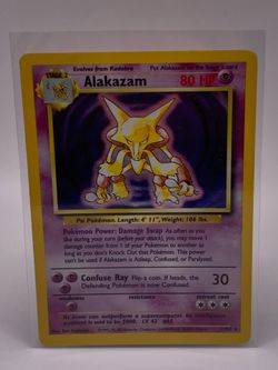 Original 1999 holographic Alakazam