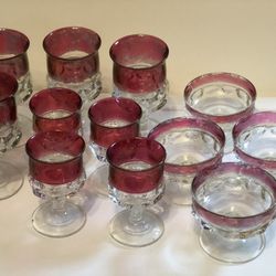 Vintage Glassware Kings Crown