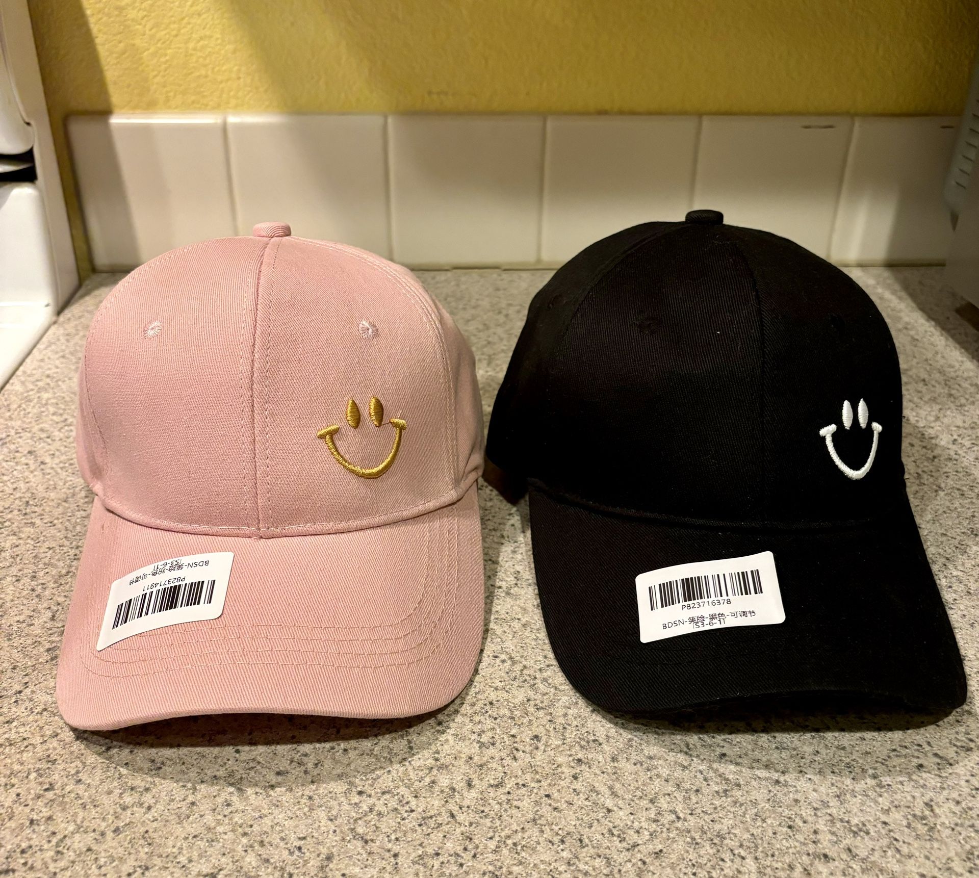 Smiley Face Baseball Caps😊