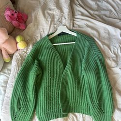 Green Cardigan