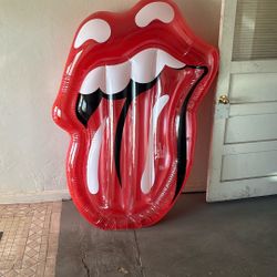 Rolling Stones pool float