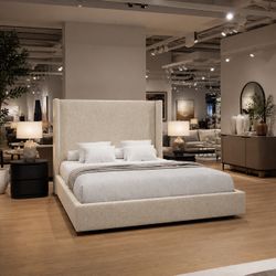 Bed Frame Beige New