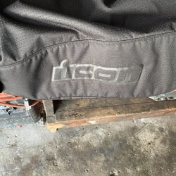 Riding jacket and helmet