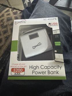 (SUPER SONIC LIVE LIFE EASY HIGH CAPACITY WHITE POWER BANK)