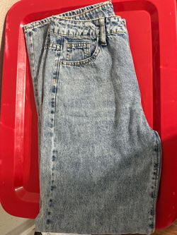 Women Casual Straight-Leg Jeans, Size medium