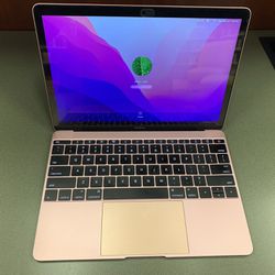 2016 MacBook 12inch Retina Great Condition Rose Gold