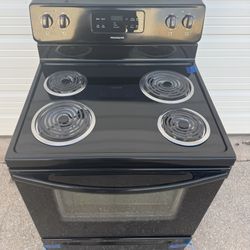Frigidaire Brand New Black Coil Top Electric Stove/Oven Range (can deliver). 