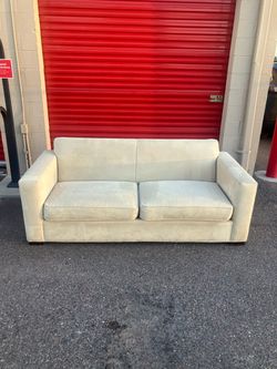 Modern Cream Macy’s Sofa Couch